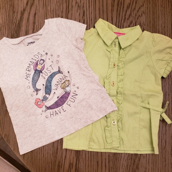 OshKosh B'gosh Other - TODDLER GIRLS SHORT SLEEVE TOP SHIRT LOT